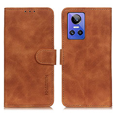 Funda de Cuero Cartera con Soporte Carcasa K03Z para Realme GT Neo3 5G Marron