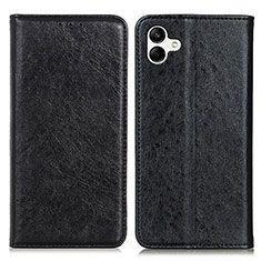 Funda de Cuero Cartera con Soporte Carcasa K03Z para Samsung Galaxy M04 Negro