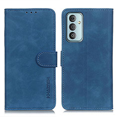 Funda de Cuero Cartera con Soporte Carcasa K03Z para Samsung Galaxy M13 4G Azul