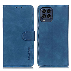 Funda de Cuero Cartera con Soporte Carcasa K03Z para Samsung Galaxy M53 5G Azul