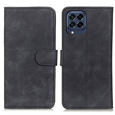 Funda de Cuero Cartera con Soporte Carcasa K03Z para Samsung Galaxy M53 5G Negro