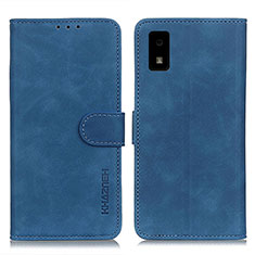 Funda de Cuero Cartera con Soporte Carcasa K03Z para Sharp Aquos wish Azul