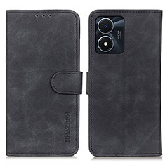 Funda de Cuero Cartera con Soporte Carcasa K03Z para Vivo Y02S Negro