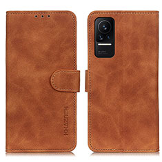 Funda de Cuero Cartera con Soporte Carcasa K03Z para Xiaomi Civi 5G Marron