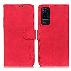 Funda de Cuero Cartera con Soporte Carcasa K03Z para Xiaomi Civi 5G Rojo