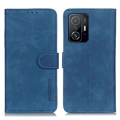 Funda de Cuero Cartera con Soporte Carcasa K03Z para Xiaomi Mi 11T 5G Azul