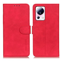 Funda de Cuero Cartera con Soporte Carcasa K03Z para Xiaomi Mi 12 Lite NE 5G Rojo