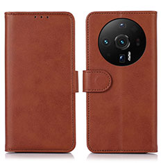 Funda de Cuero Cartera con Soporte Carcasa K03Z para Xiaomi Mi 12 Ultra 5G Marron