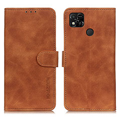 Funda de Cuero Cartera con Soporte Carcasa K03Z para Xiaomi POCO C31 Marron