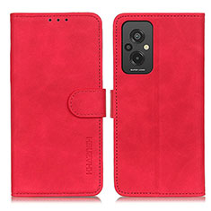 Funda de Cuero Cartera con Soporte Carcasa K03Z para Xiaomi Redmi 11 Prime 4G Rojo