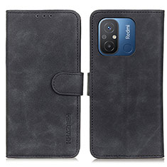 Funda de Cuero Cartera con Soporte Carcasa K03Z para Xiaomi Redmi 11A 4G Negro