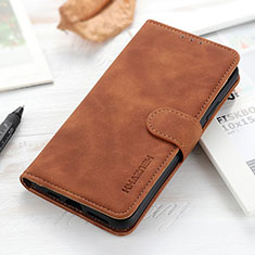 Funda de Cuero Cartera con Soporte Carcasa K03Z para Xiaomi Redmi 9 Power Marron