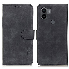 Funda de Cuero Cartera con Soporte Carcasa K03Z para Xiaomi Redmi A1 Plus Negro