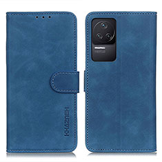 Funda de Cuero Cartera con Soporte Carcasa K03Z para Xiaomi Redmi K50 5G Azul