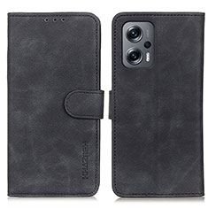 Funda de Cuero Cartera con Soporte Carcasa K03Z para Xiaomi Redmi K50i 5G Negro