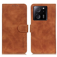 Funda de Cuero Cartera con Soporte Carcasa K03Z para Xiaomi Redmi K60 Ultra 5G Marron