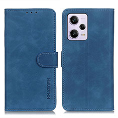 Funda de Cuero Cartera con Soporte Carcasa K03Z para Xiaomi Redmi Note 12 Explorer Azul