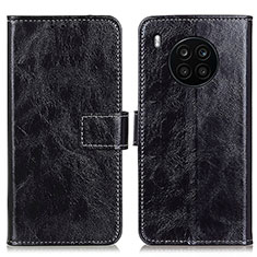 Funda de Cuero Cartera con Soporte Carcasa K04Z para Huawei Honor 50 Lite Negro