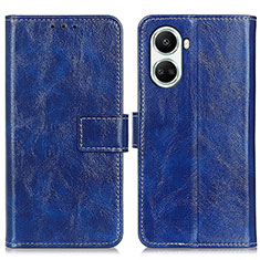 Funda de Cuero Cartera con Soporte Carcasa K04Z para Huawei Nova 10 SE Azul