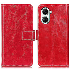 Funda de Cuero Cartera con Soporte Carcasa K04Z para Huawei Nova 10 SE Rojo