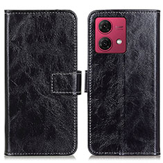 Funda de Cuero Cartera con Soporte Carcasa K04Z para Motorola Moto G84 5G Negro