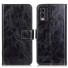 Funda de Cuero Cartera con Soporte Carcasa K04Z para Nokia C22 Negro