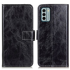 Funda de Cuero Cartera con Soporte Carcasa K04Z para Nokia G22 Negro