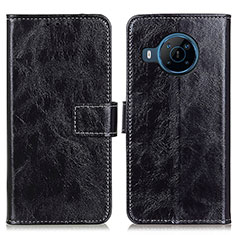 Funda de Cuero Cartera con Soporte Carcasa K04Z para Nokia X100 5G Negro