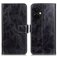 Funda de Cuero Cartera con Soporte Carcasa K04Z para OnePlus Nord CE 3 5G Negro