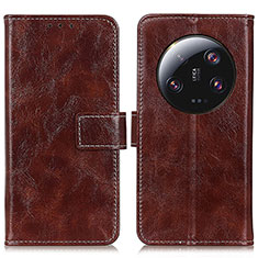 Funda de Cuero Cartera con Soporte Carcasa K04Z para Xiaomi Mi 13 Ultra 5G Marron