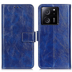 Funda de Cuero Cartera con Soporte Carcasa K04Z para Xiaomi Mi 13T 5G Azul