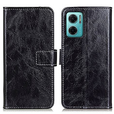 Funda de Cuero Cartera con Soporte Carcasa K04Z para Xiaomi Redmi 10 Prime Plus 5G Negro