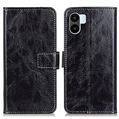 Funda de Cuero Cartera con Soporte Carcasa K04Z para Xiaomi Redmi A2 Negro