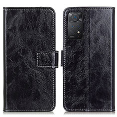 Funda de Cuero Cartera con Soporte Carcasa K04Z para Xiaomi Redmi Note 11 Pro 4G Negro