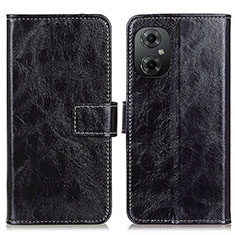 Funda de Cuero Cartera con Soporte Carcasa K04Z para Xiaomi Redmi Note 12R Pro 5G Negro