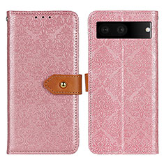 Funda de Cuero Cartera con Soporte Carcasa K05Z para Google Pixel 7 5G Rosa