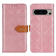 Funda de Cuero Cartera con Soporte Carcasa K05Z para Google Pixel 8 Pro 5G Rosa