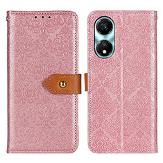 Funda de Cuero Cartera con Soporte Carcasa K05Z para Huawei Honor X5 Plus Rosa