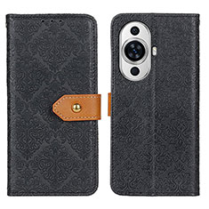 Funda de Cuero Cartera con Soporte Carcasa K05Z para Huawei Nova 11 Ultra Negro