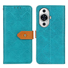 Funda de Cuero Cartera con Soporte Carcasa K05Z para Huawei Nova 11 Verde