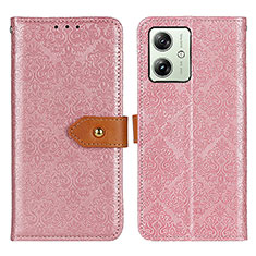 Funda de Cuero Cartera con Soporte Carcasa K05Z para Motorola Moto G54 5G Rosa