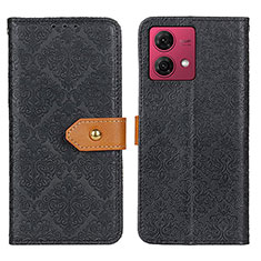 Funda de Cuero Cartera con Soporte Carcasa K05Z para Motorola Moto G84 5G Negro