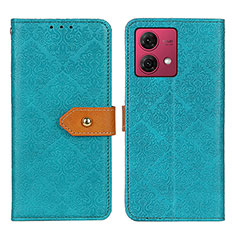 Funda de Cuero Cartera con Soporte Carcasa K05Z para Motorola Moto G84 5G Verde