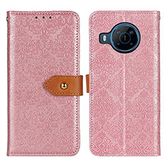 Funda de Cuero Cartera con Soporte Carcasa K05Z para Nokia X100 5G Rosa