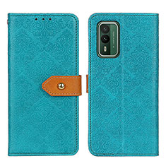 Funda de Cuero Cartera con Soporte Carcasa K05Z para Nokia XR21 Verde