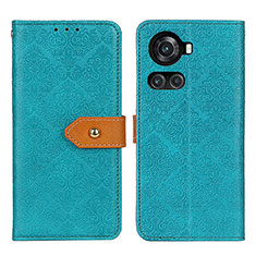 Funda de Cuero Cartera con Soporte Carcasa K05Z para OnePlus 10R 5G Verde