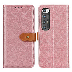 Funda de Cuero Cartera con Soporte Carcasa K05Z para Xiaomi Mi 10S 5G Rosa