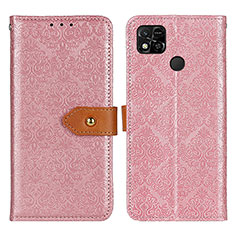 Funda de Cuero Cartera con Soporte Carcasa K05Z para Xiaomi POCO C3 Rosa