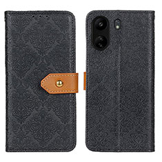 Funda de Cuero Cartera con Soporte Carcasa K05Z para Xiaomi Poco C65 Negro