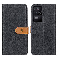 Funda de Cuero Cartera con Soporte Carcasa K05Z para Xiaomi Poco F4 5G Negro